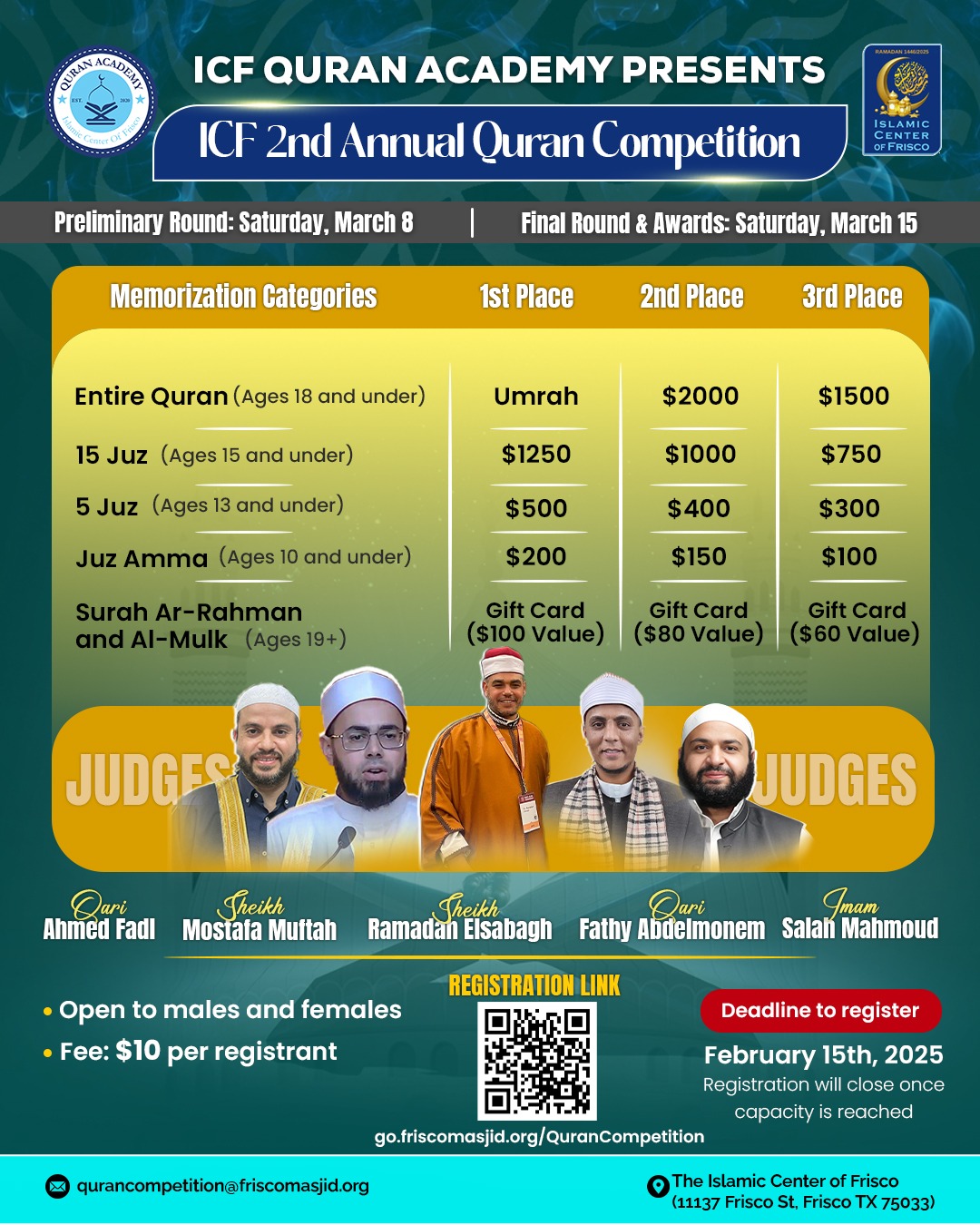 ICF 2nd Annual Quran Competition