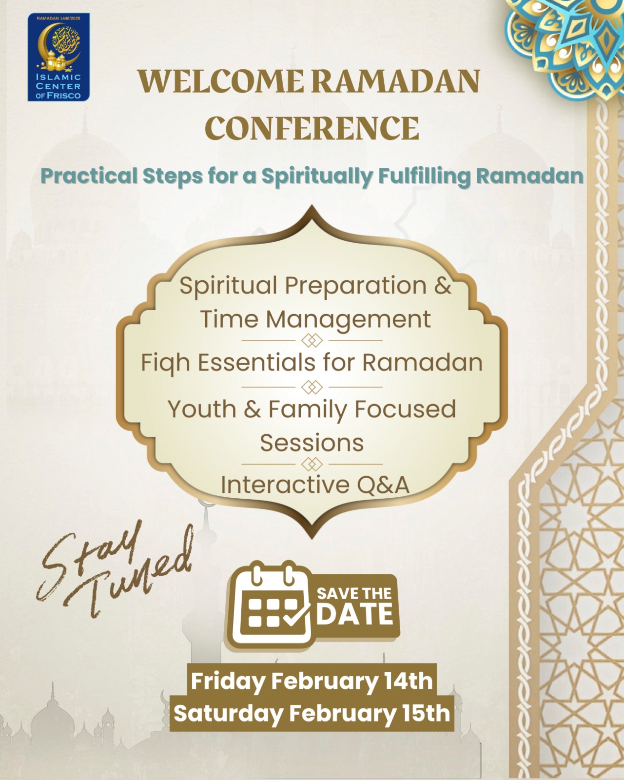 Welcome Ramadan Conference 