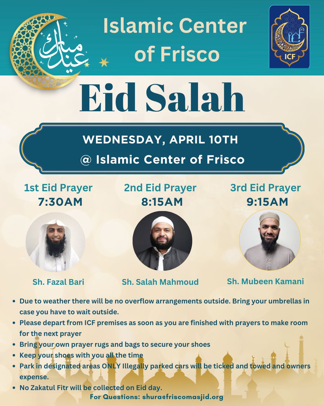 Eid Salah at ICF