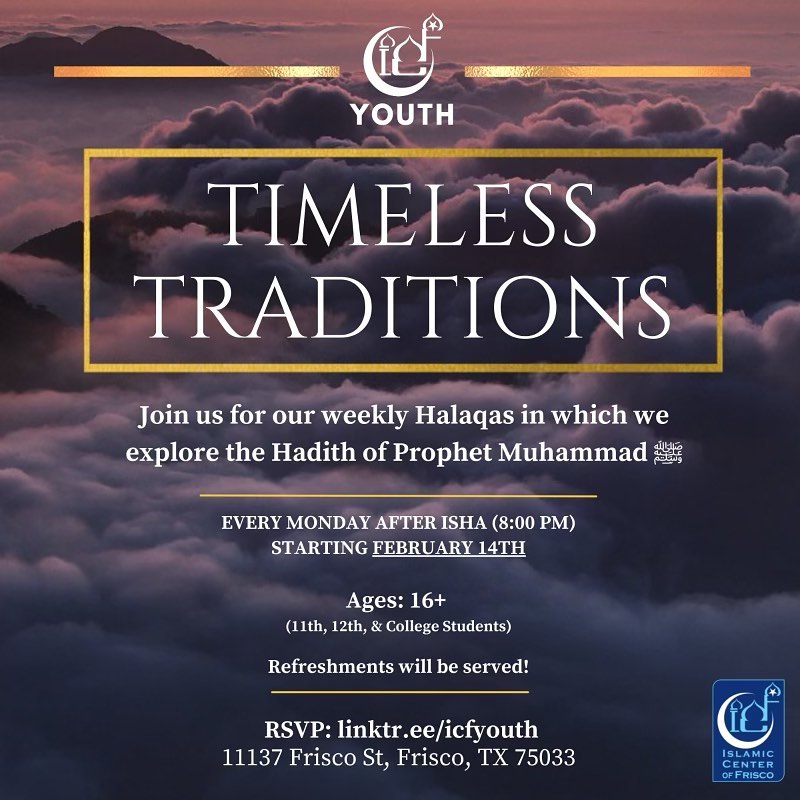 ICF Youth: Timeless Traditions