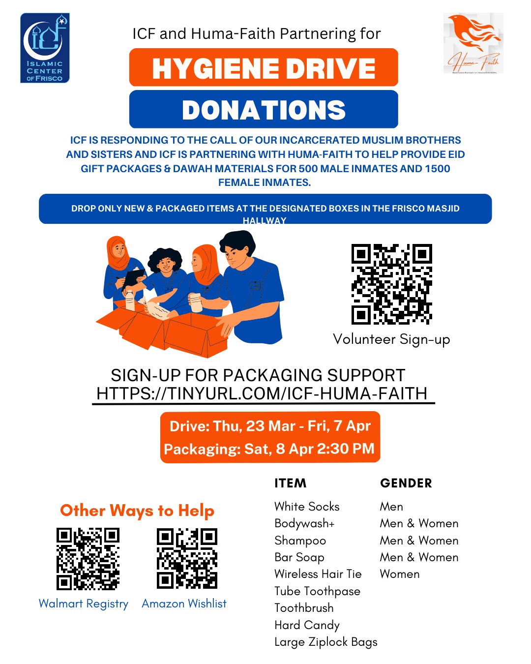 Hygiene Drive Donations