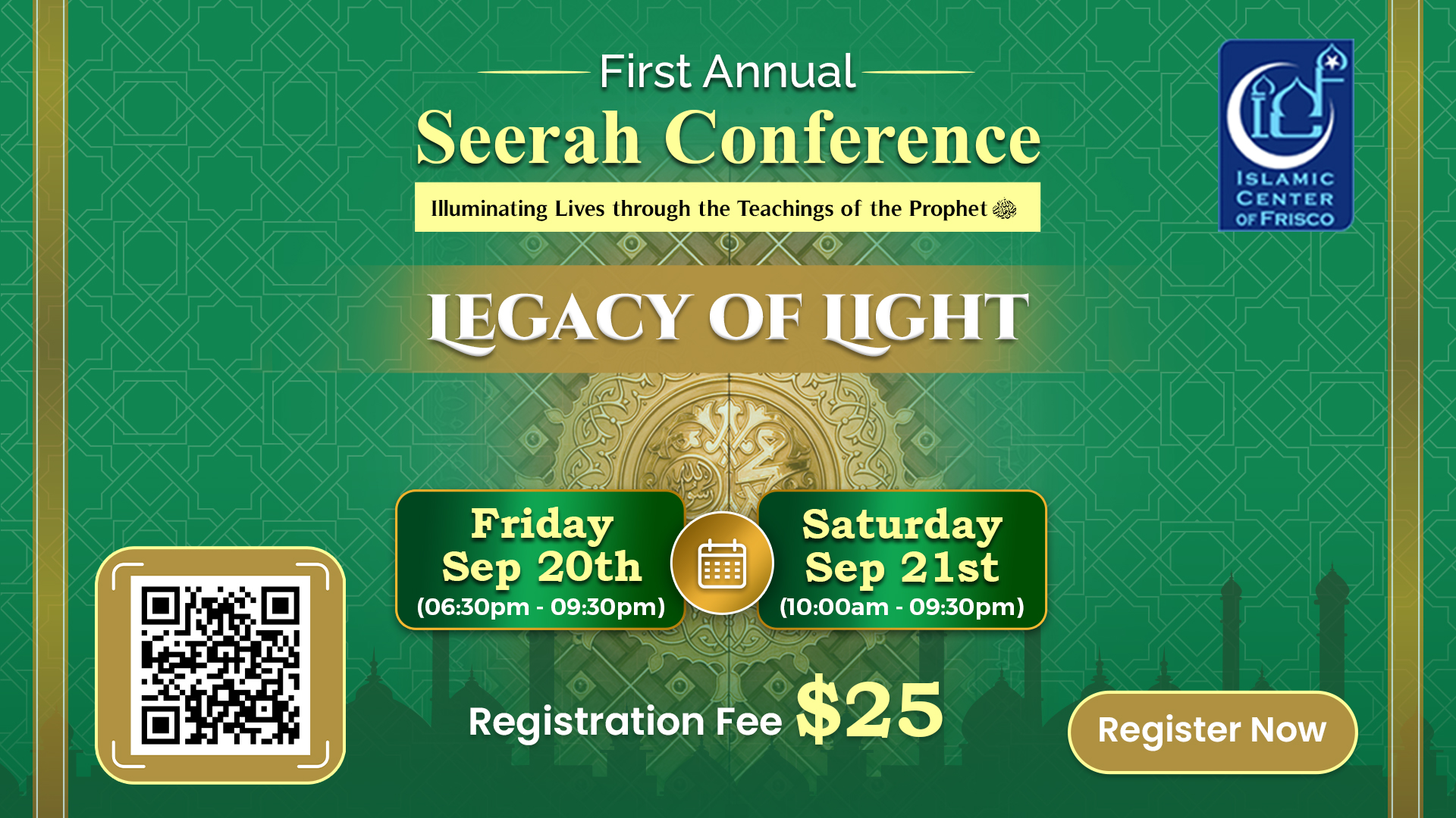 ICF Seerah Conference 2024 - Legacy of Light