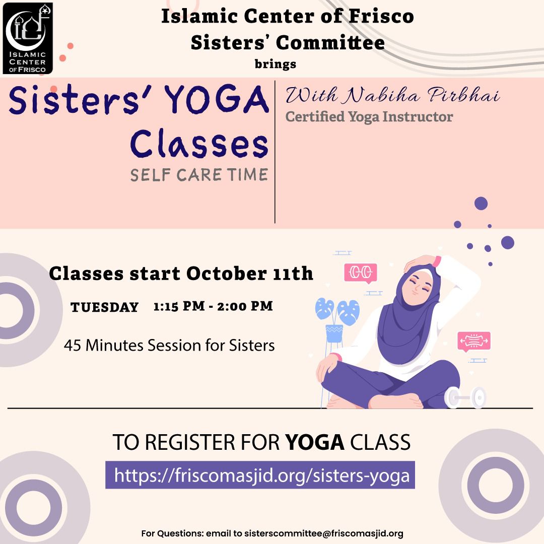 Sisters' Yoga Class - October 2022