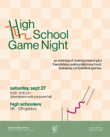 Game Night for High Schoolers